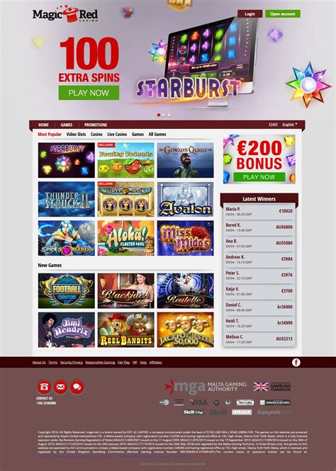 magic red casino online